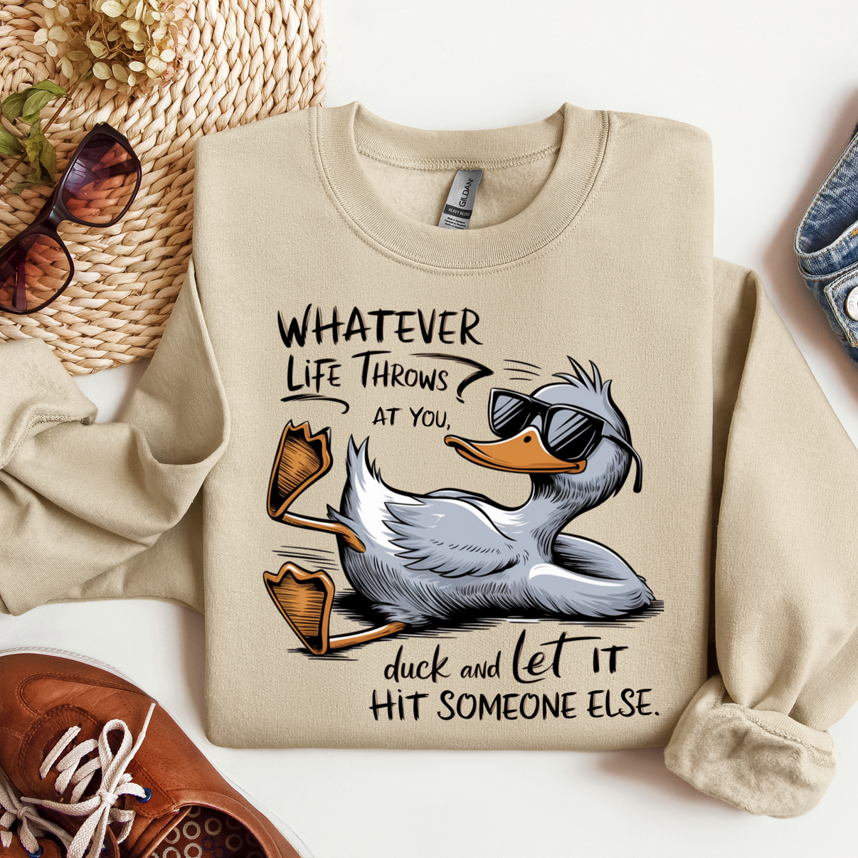 Stay Cool, Duck Life Vibes SWEATSHIRT