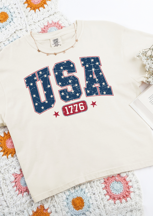 USA 1776 Crop T-Shirt