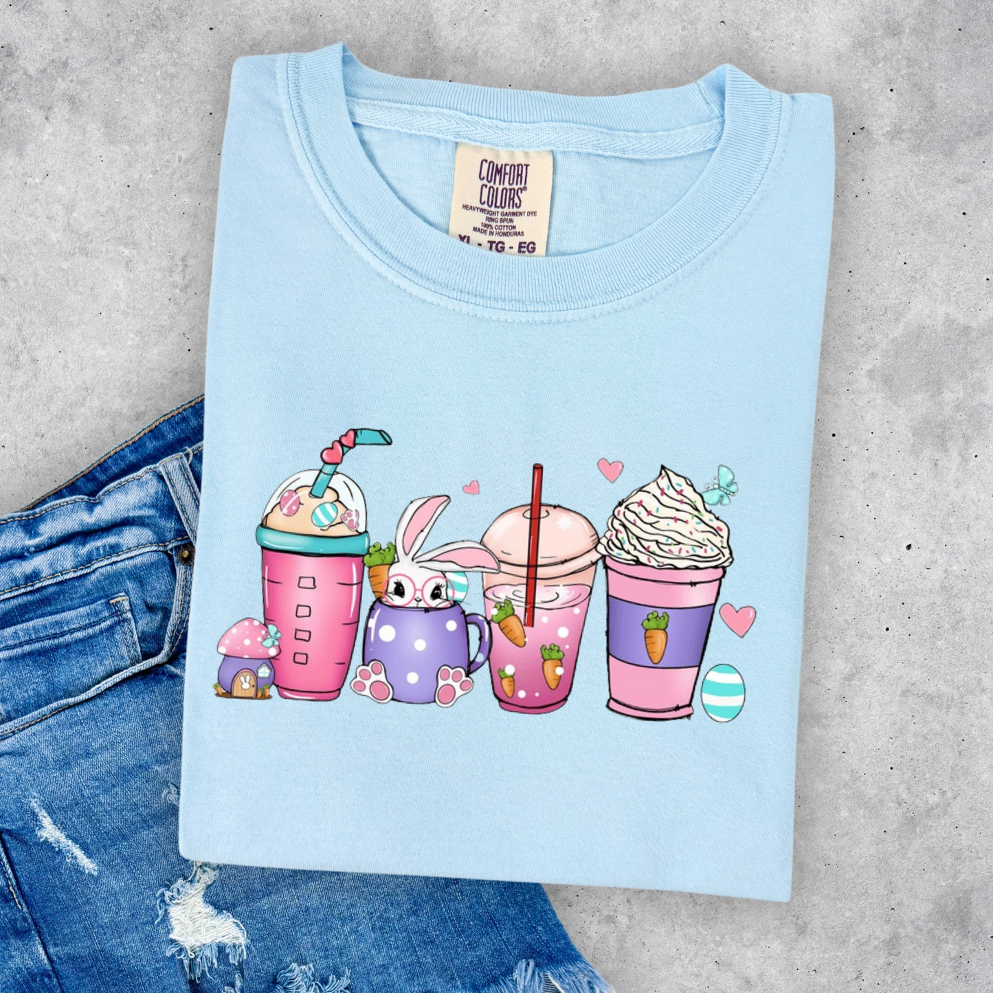 Easter Bunny Cups Tee