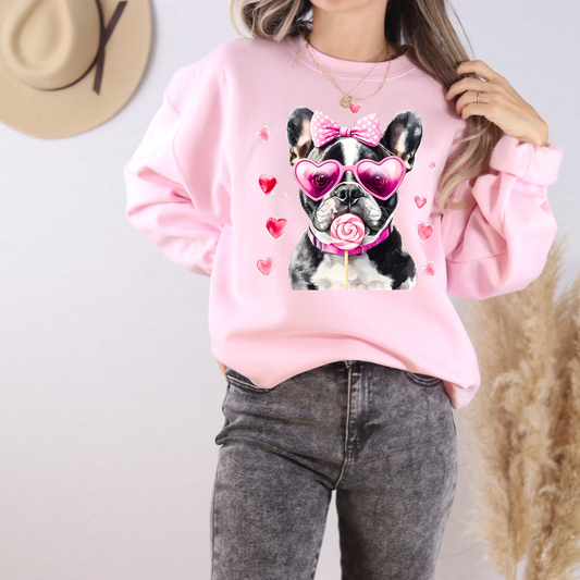 Valentine Frenchie Club SWEATSHIRT