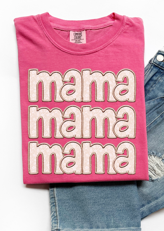 Mama Stacked Comfort Colors T-Shirt
