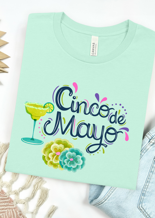 Cinco & Sippin Bella Canvas T-Shirt