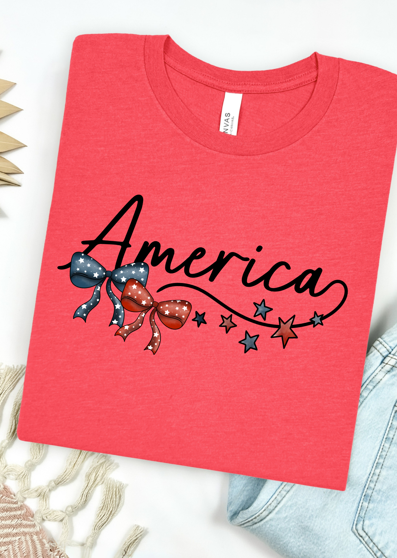 America with a Twist Bella Canvas T-Shirt