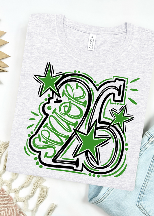 Senior 26 Green T-Shirt, Sweathirt