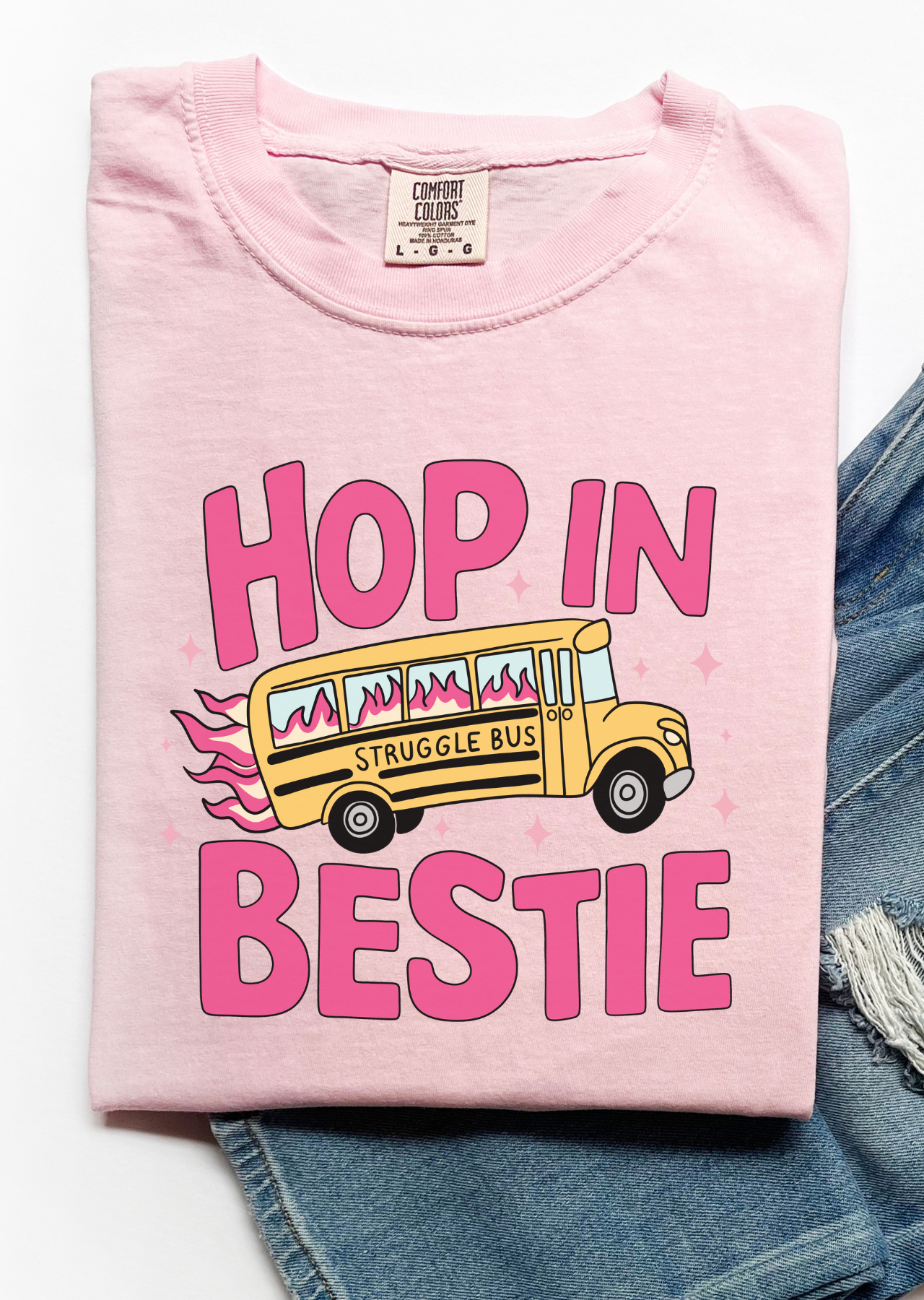 Hop in Bestie Comfort Colors T-Shirt