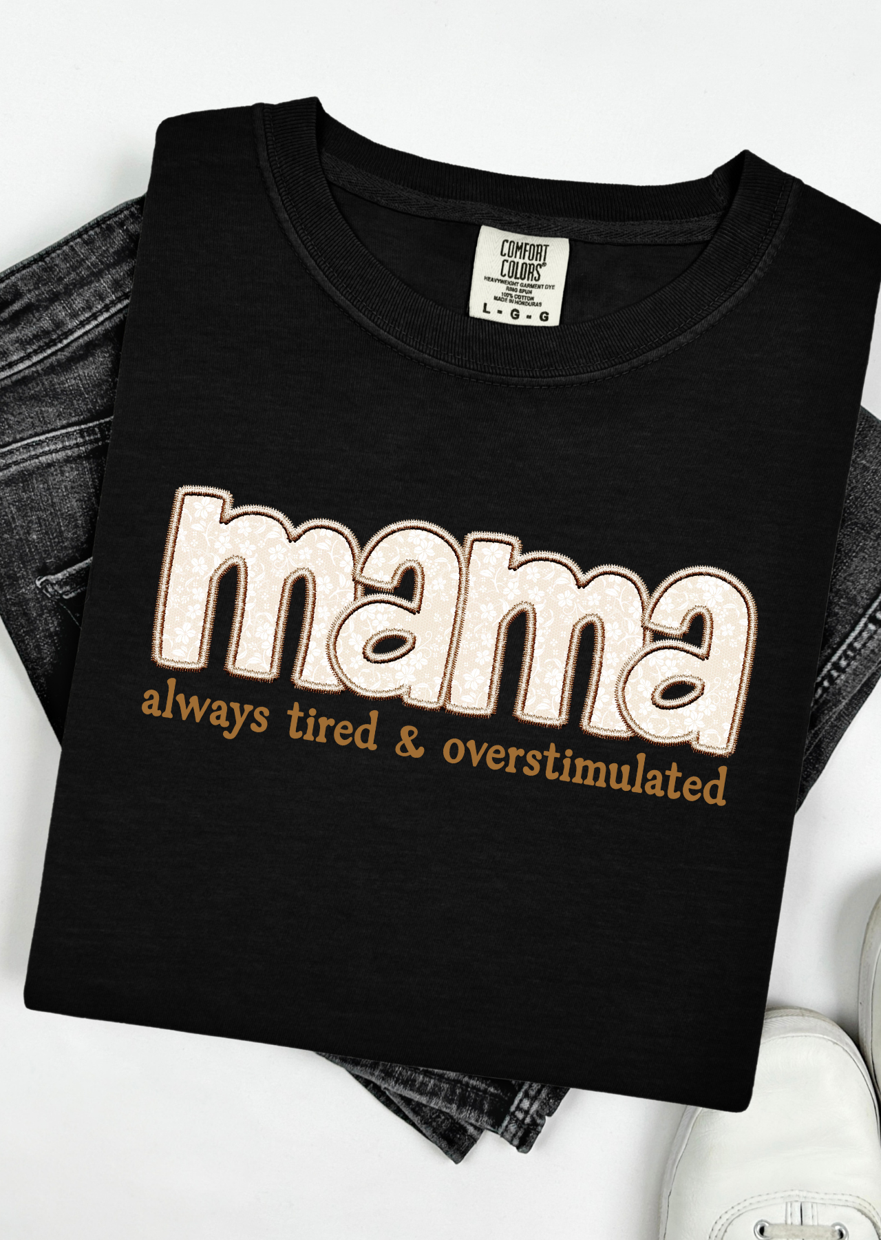 Mama Always Tired Tee Comfort Colors T-Shirt