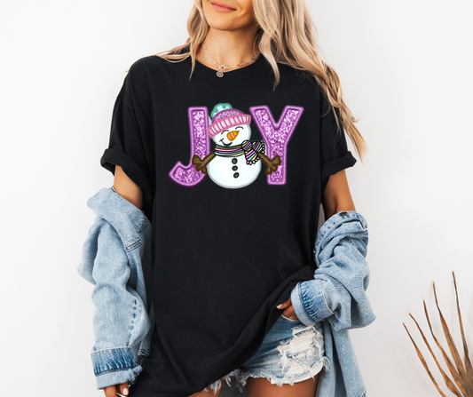 JOY Snowman Tee Shirt