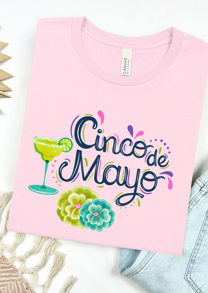 Cinco & Sippin Bella Canvas T-Shirt