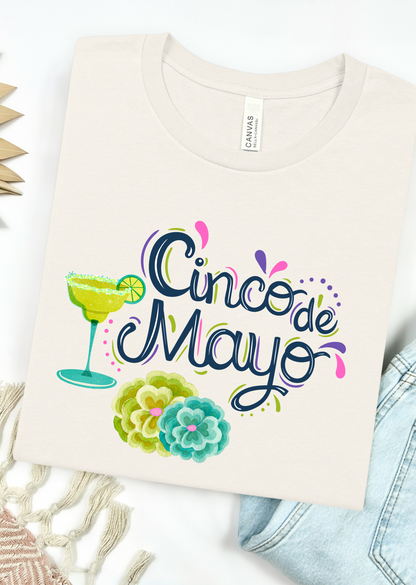 Cinco & Sippin Bella Canvas T-Shirt