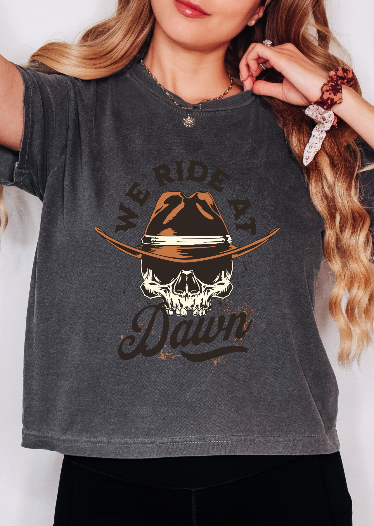 We Ride At Dawn Crop T-Shirt