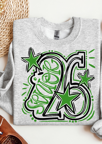 Senior 26 Green T-Shirt, Sweathirt