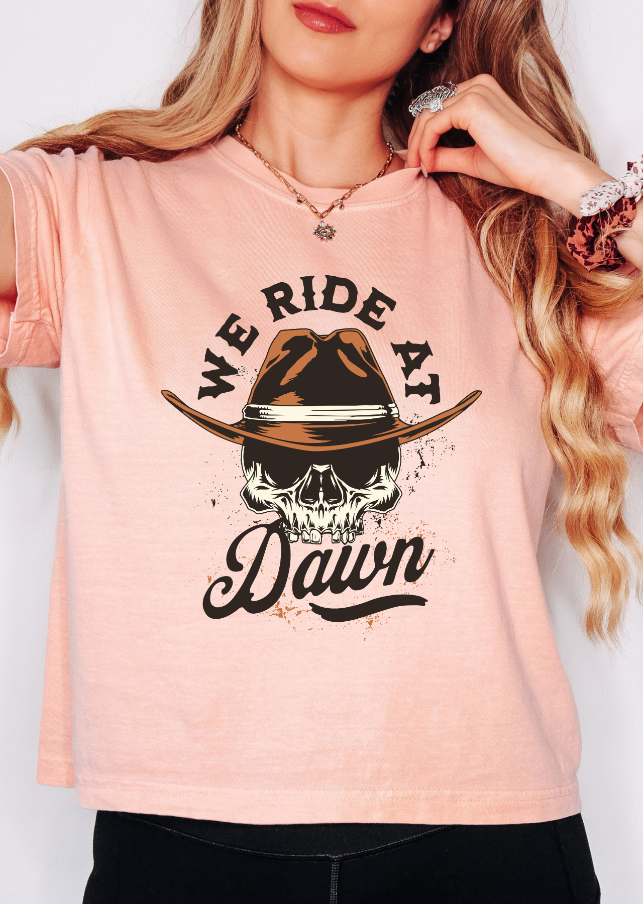 We Ride At Dawn Crop T-Shirt