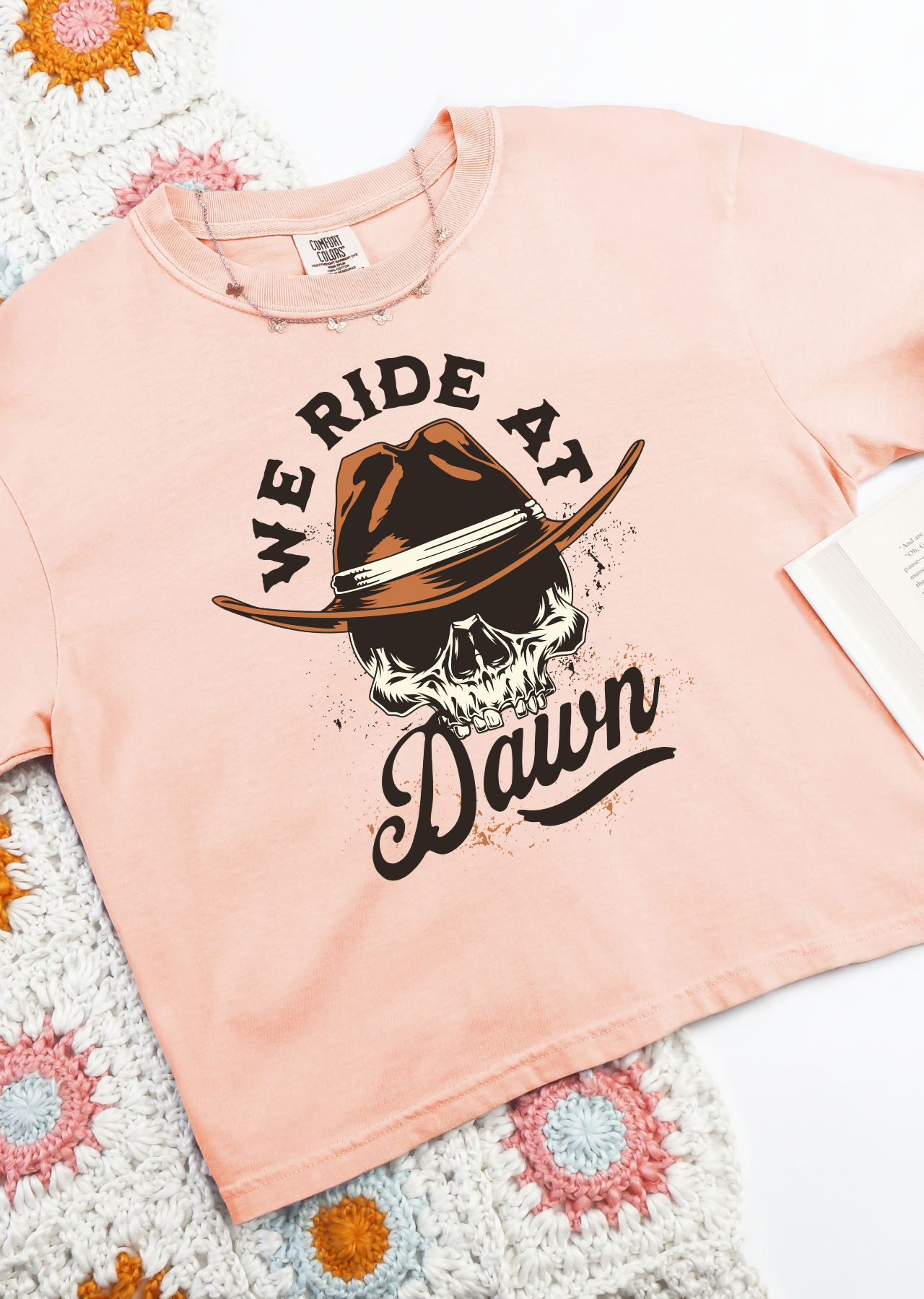 We Ride At Dawn Crop T-Shirt