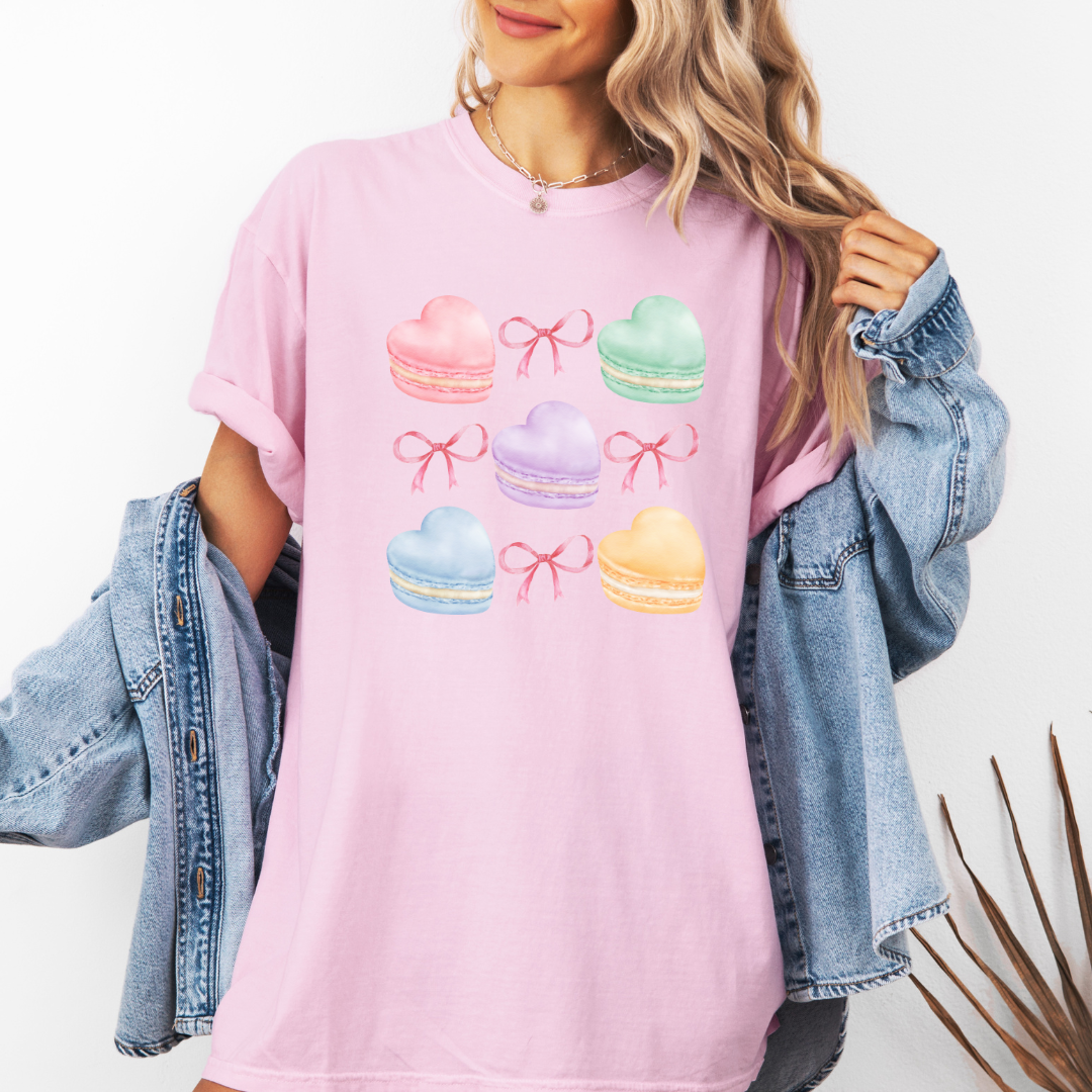 Heart Macarons Tee Shirt