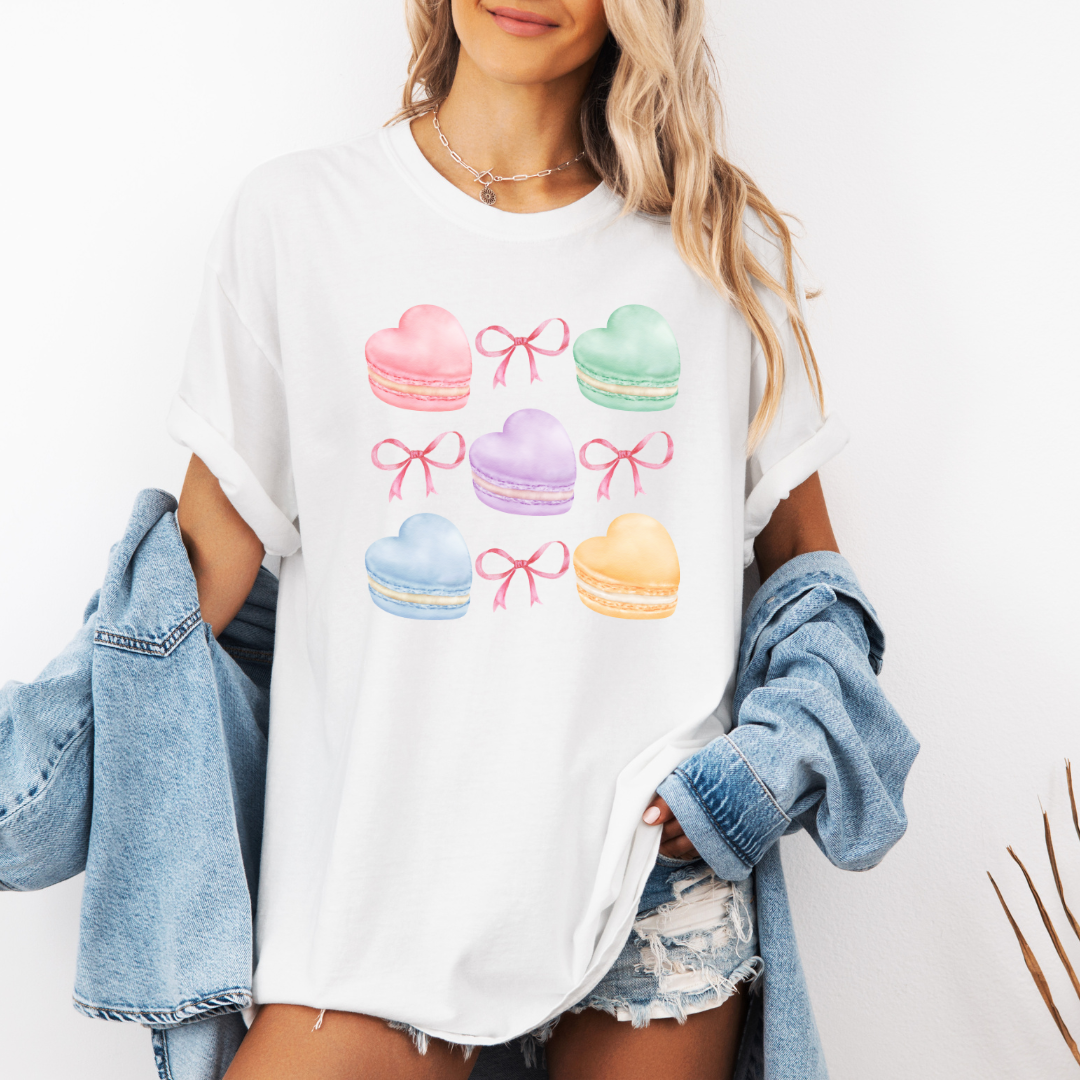 Heart Macarons Tee Shirt