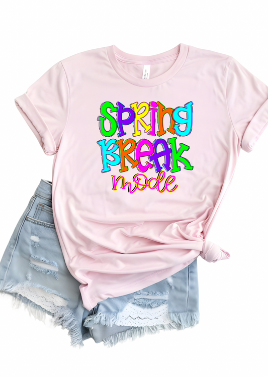 Spring Break Mode Bella Canvas T-Shirt