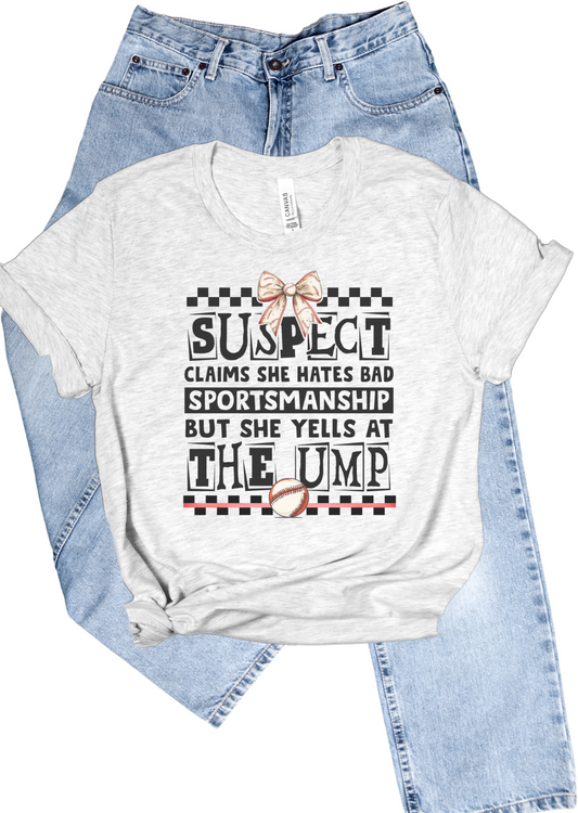 Suspect Mom Bella Canvas T-Shirt
