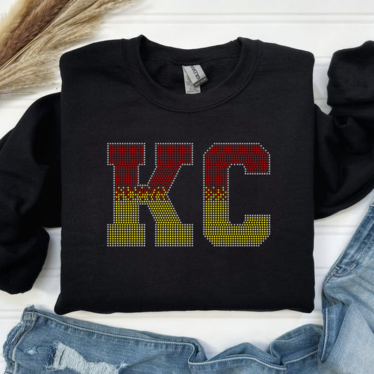 KC Ombre Spangle SWEATSHIRT