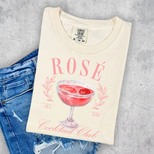 Rosé Cocktail Club Tee