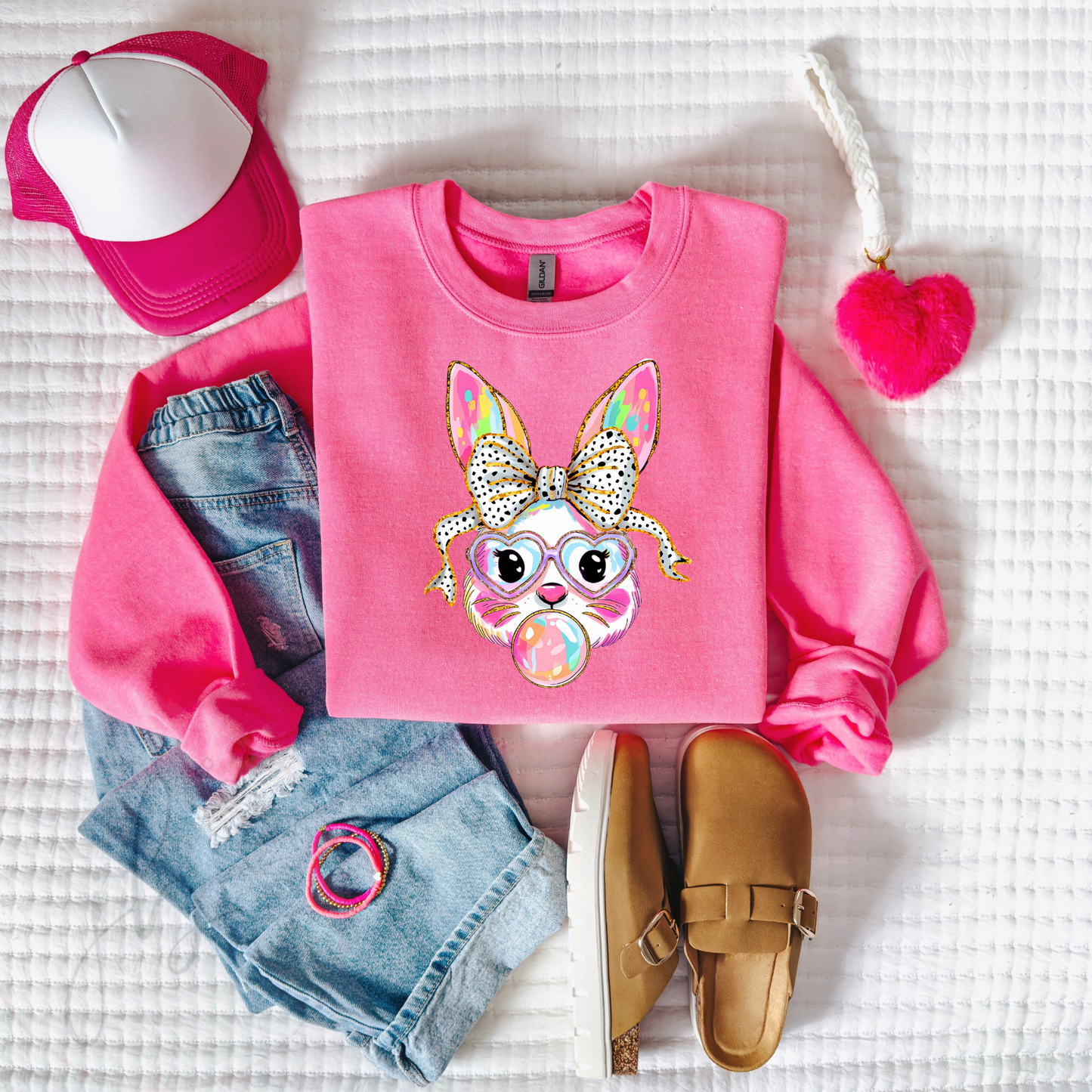 Iridescent Bunny SWEATSHIRT