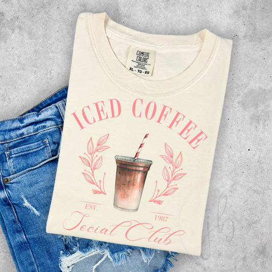 Iced Coffee Social Club Tee