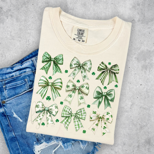 Shamrock Bow  Tee